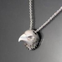 Eagle Pendant Necklace in Sterling Silver - Jamies Horse Jewelry