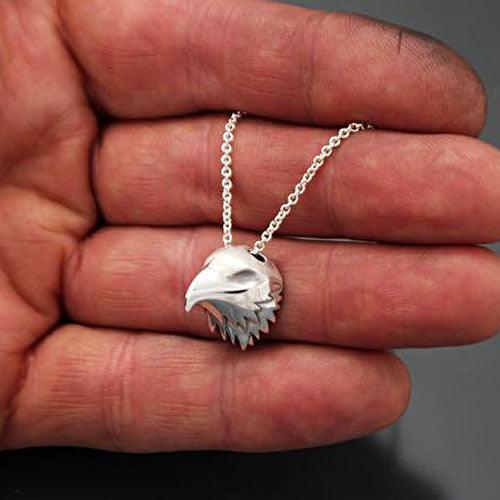 Eagle Pendant Necklace in Sterling Silver - Jamies Horse Jewelry