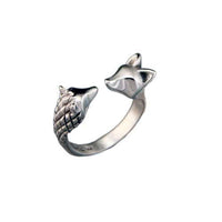 Hedgehog and Fox Ring - Jamies Horse Jewelry