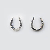Horseshoe Earrings Sterling Silver - Jamies Horse Jewelry