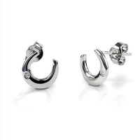 Horseshoe Post Earrings with Touch of Class - Jamies Horse Jewelry