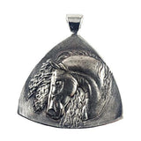 Iberian Horse Pendant Necklace Sterling Silver