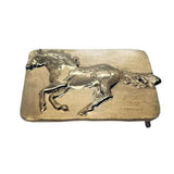 Paint Horse Belt Buckle Bronze