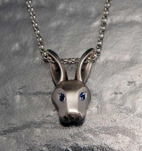 Jackrabbit Pendant Necklace - Jamies Horse Jewelry