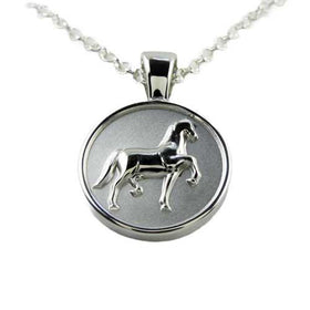 Saddlebred Pendant Necklace Sterling Silver