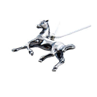 Serfina Horse Pendant Necklace Sterling Silver - Jamies Horse Jewelry