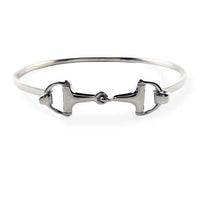 Bangle Snaffle Bit Bracelet Sterling Silver - Jamies Horse Jewelry