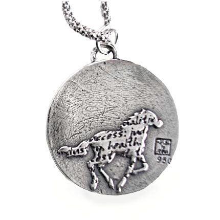 Double Sided Success Horse Necklace - Jamies Horse Jewelry