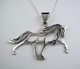 Sun Dancing Horse Necklace