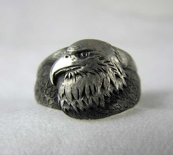 Bald Eagle Ring Sterling Silver