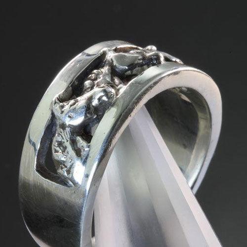 Warmblood Horse Head Ring Sterling Silver - Jamies Horse Jewelry