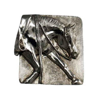 Dynamic Reining Horse Belt Buckle - Jamies Horse Jewelry