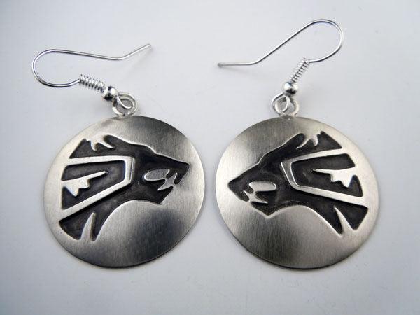 Snarling Wolf Earrings - Jamies Horse Jewelry