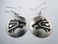 Snarling Wolf Earrings - Jamies Horse Jewelry