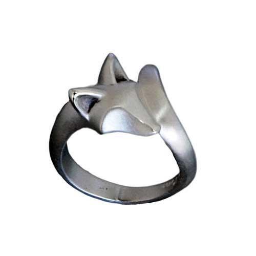 Baby Fox Ring in Sterling Silver - Jamies Horse Jewelry