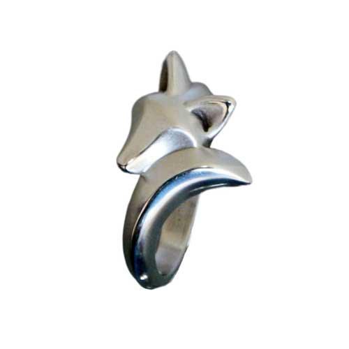 Baby Fox Ring in Sterling Silver - Jamies Horse Jewelry