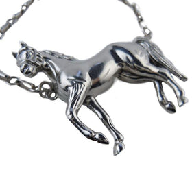 Bita Horse Necklace Sterling Silver