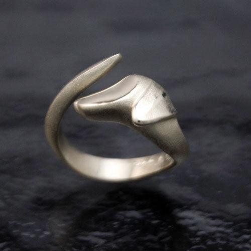 Dachshund Dog Ring in Sterling Silver - Jamies Horse Jewelry