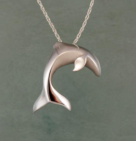 Dolphin Pendant Necklace - Jamies Horse Jewelry