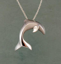 Dolphin Pendant Necklace - Jamies Horse Jewelry
