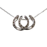 Side by Side Horseshoe Necklace