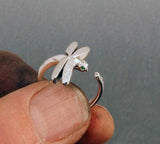 Dragonfly Ring in Sterling Silver