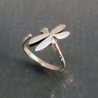 Dragonfly Ring in Sterling Silver - Jamies Horse Jewelry