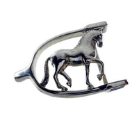 Dressage Horse and English Spur Belt Buckle - Jamies Horse Jewelry