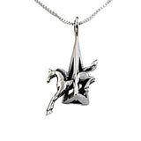 Eventing Jumping Horse Pendant Necklace