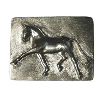 Extended Trot Dressage Belt Buckle Bronze - Jamies Horse Jewelry