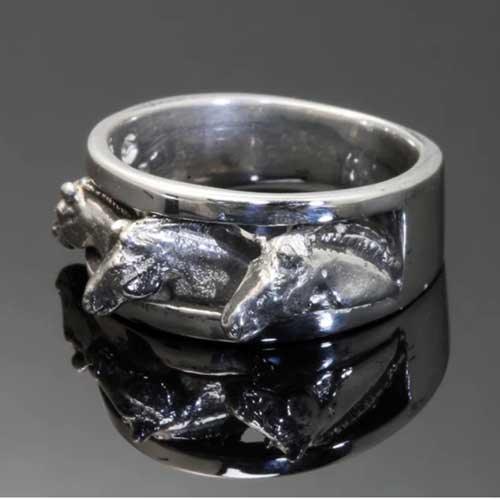 Fjord Horse Head Ring Sterling Silver - Jamies Horse Jewelry