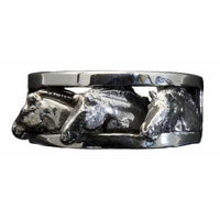 Fjord Horse Head Ring Sterling Silver - Jamies Horse Jewelry