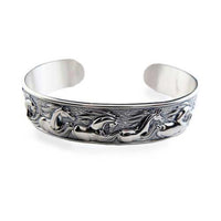 Flowing Horses Cuff Bracelet - Jamies Horse Jewelry