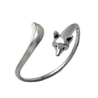 Fox Bangle Bracelet in Sterling Silver - Jamies Horse Jewelry