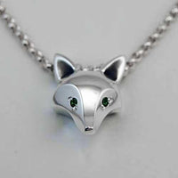 Fox Mask Pendant Necklace - Jamies Horse Jewelry