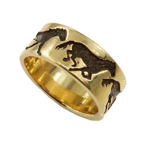 Galloping Horses Ring - Jamies Horse Jewelry