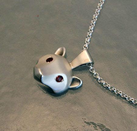 Grizzly Bear Pendant in Sterling Silver - Jamies Horse Jewelry