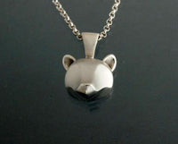 Grizzly Bear Pendant in Sterling Silver - Jamies Horse Jewelry
