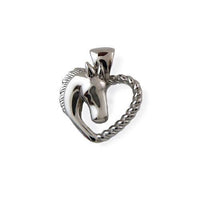 Horse Heart Pendant Necklace - Jamies Horse Jewelry