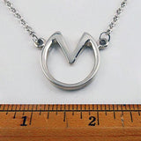Barefoot Hoof Necklace Sterling Silver