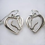 Heart and Horse Earrings