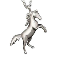 Fury Horse Pendant Necklace Sterling Silver - Jamies Horse Jewelry