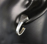 Horseshoe Nail Earrings Sterling Silver - Jamies Horse Jewelry