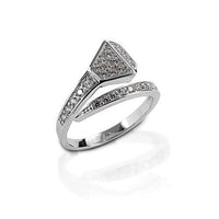 Horseshoe Nail Ring Covered with Bling - Jamies Horse Jewelry