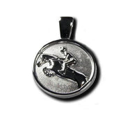 Jumper Pendant Necklace Sterling Silver - Jamies Horse Jewelry