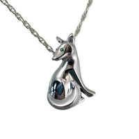 Sitting Kit Fox Pendant Necklace - Jamies Horse Jewelry