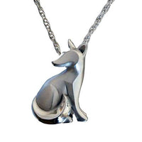 Sitting Kit Fox Pendant Necklace - Jamies Horse Jewelry