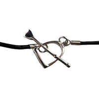 Large Sterling Stirrup Necklace - Jamies Horse Jewelry