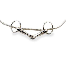Loose Ring Snaffle Horse Bit Slide Necklace