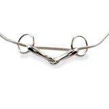 Loose Ring Snaffle Horse Bit Slide Necklace